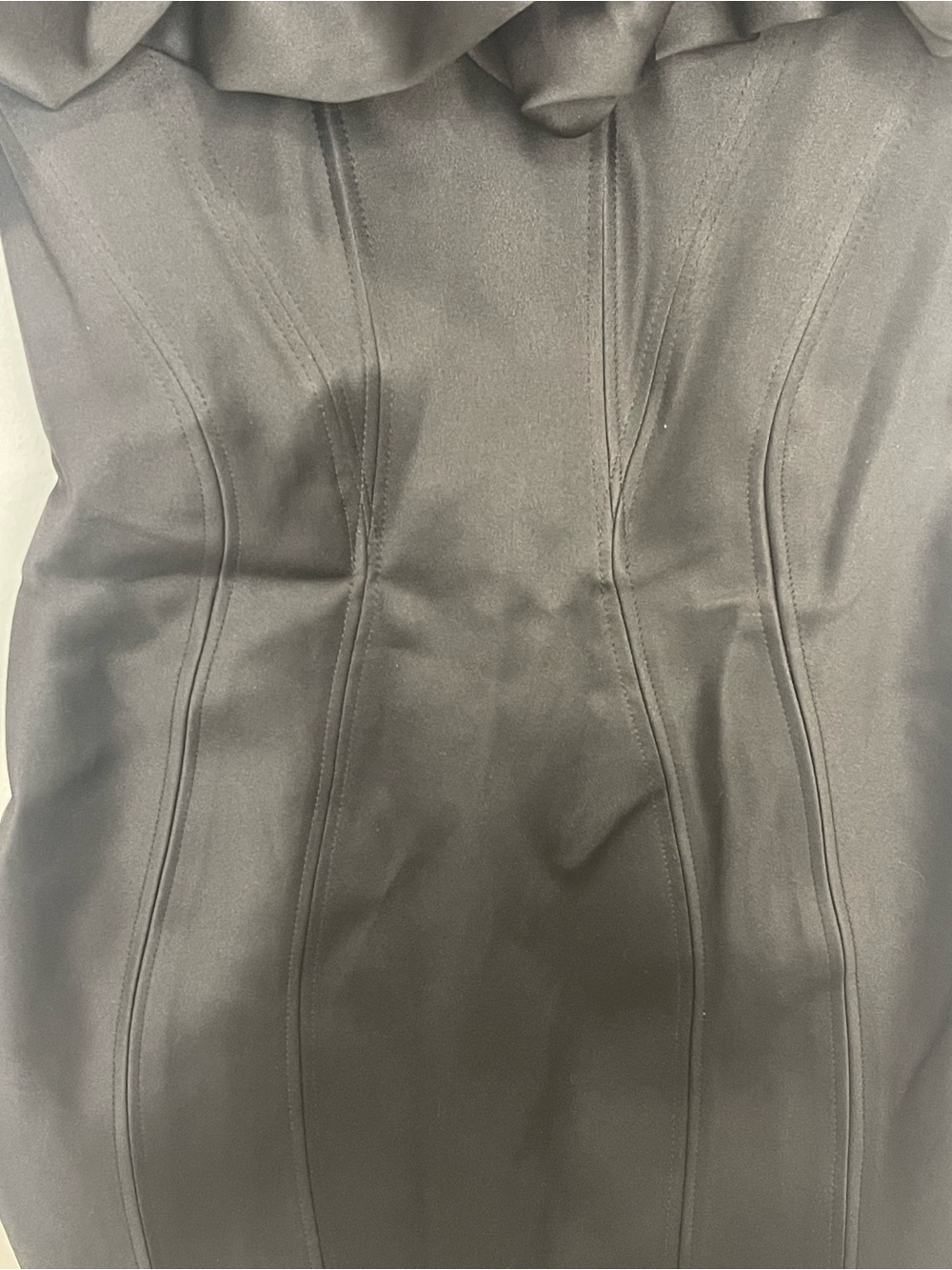 Selena Puff Shoulder Satin Dress - House of CB - size XS - new w/o tags - Picture 4 of 6